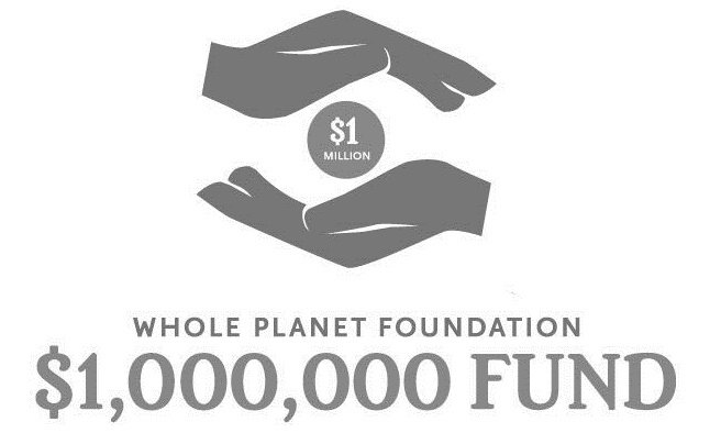 Trademark Logo $1 MILLION WHOLE PLANET FOUNDATION $1,000,000 FUND