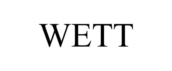 Trademark Logo WETT