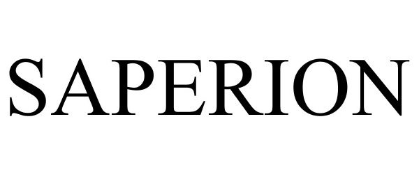 Trademark Logo SAPERION