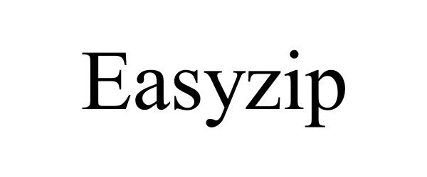 Trademark Logo EASYZIP