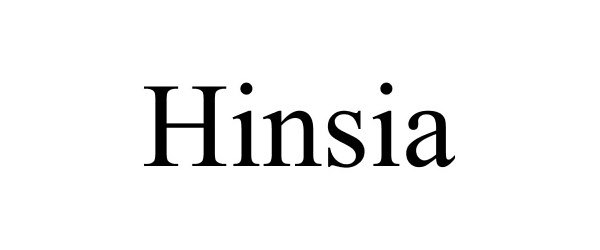 Trademark Logo HINSIA