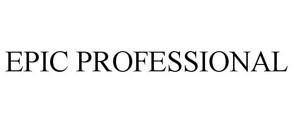  EPIC PROFESSIONAL