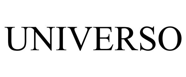 Trademark Logo UNIVERSO