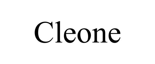Trademark Logo CLEONE