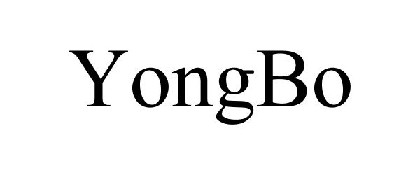 Trademark Logo YONGBO