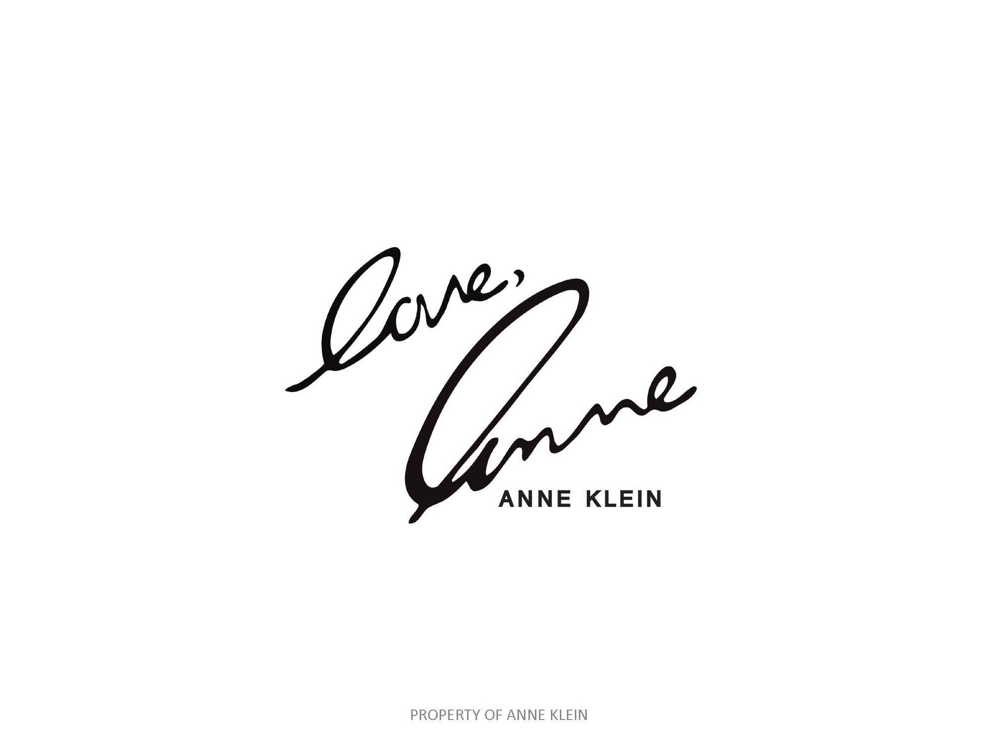  LOVE, ANNE ANNE KLEIN PROPERTY OF ANNE KLEIN