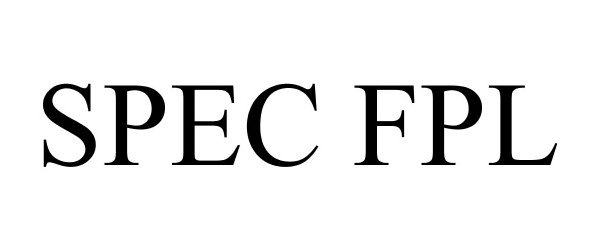 Trademark Logo SPEC FPL