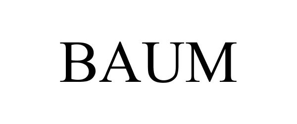 Trademark Logo BAUM
