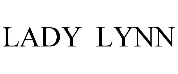 Trademark Logo LADY LYNN