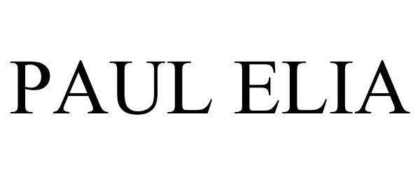 Trademark Logo PAUL ELIA