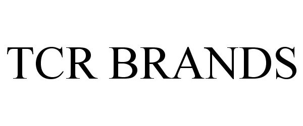 Trademark Logo TCR BRANDS