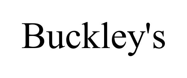  BUCKLEY'S