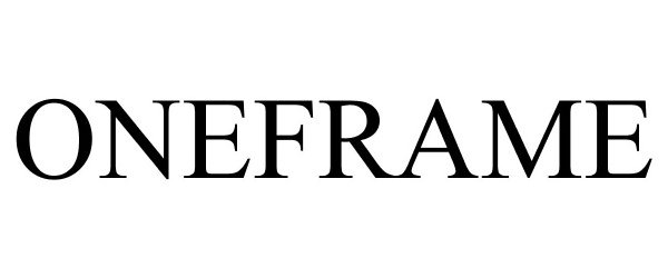 Trademark Logo ONEFRAME