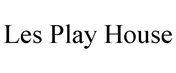  LES PLAY HOUSE