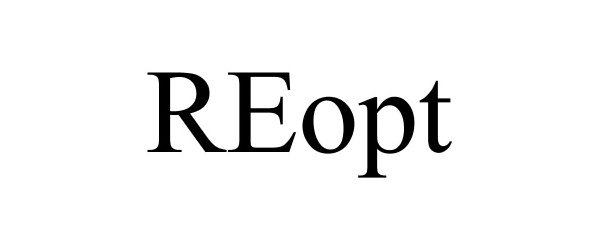 Trademark Logo REOPT