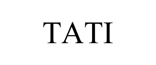 Trademark Logo TATI