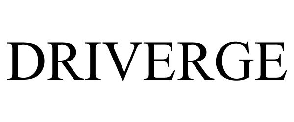 Trademark Logo DRIVERGE