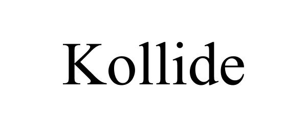 Trademark Logo KOLLIDE