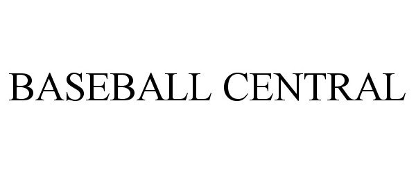 Trademark Logo BASEBALL CENTRAL