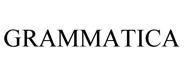 Trademark Logo GRAMMATICA