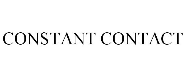 Trademark Logo CONSTANT CONTACT