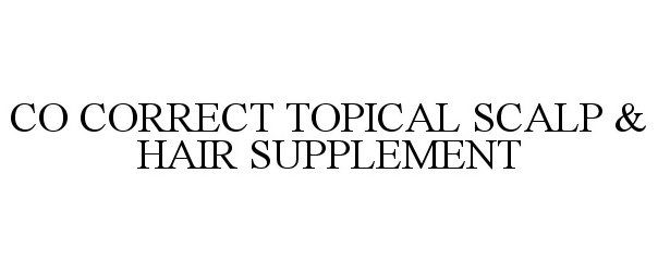  CO CORRECT TOPICAL SCALP &amp; HAIR SUPPLEMENT