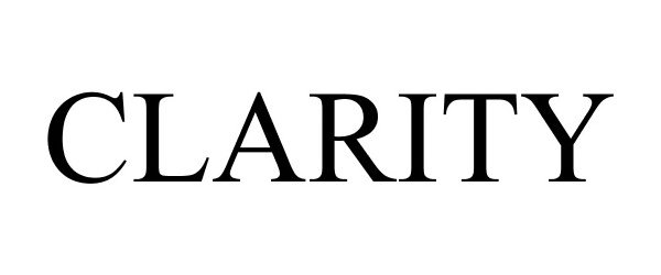 Trademark Logo CLARITY