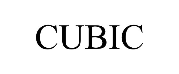 Trademark Logo CUBIC