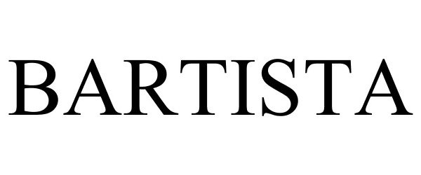 Trademark Logo BARTISTA