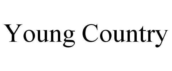 Trademark Logo YOUNG COUNTRY