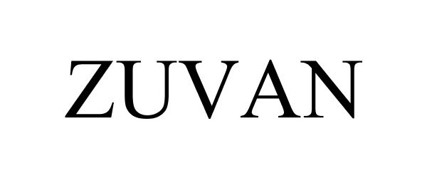 Trademark Logo ZUVAN