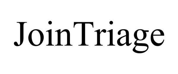 Trademark Logo JOINTRIAGE