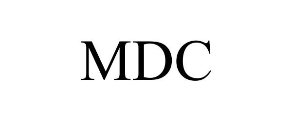 Trademark Logo MDC