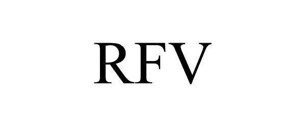 Trademark Logo RFV