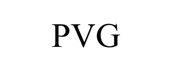 Trademark Logo PVG
