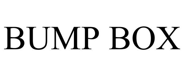 Trademark Logo BUMP BOX