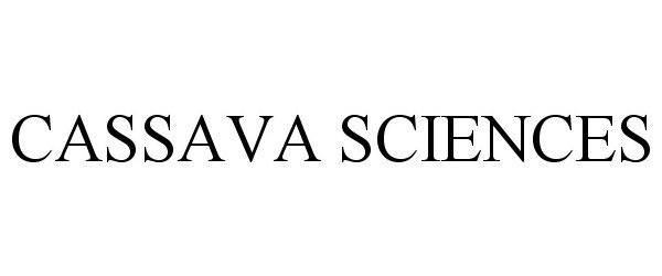  CASSAVA SCIENCES