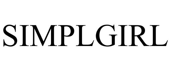 Trademark Logo SIMPLGIRL