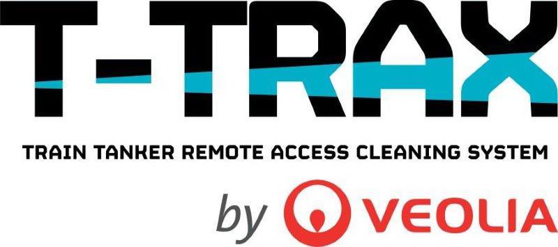 Trademark Logo T-TRAX TRAIN TANKER REMOTE ACCESS CLEANING SYSTEM BY VEOLIA