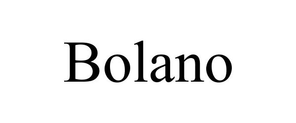  BOLANO