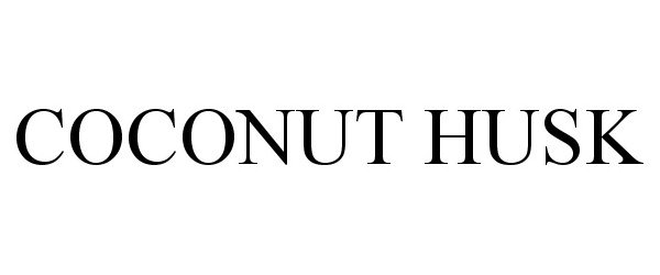 Trademark Logo COCONUT HUSK