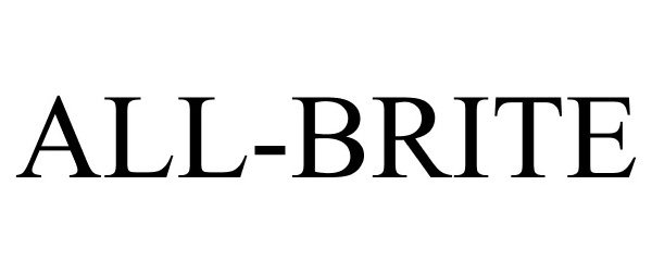 Trademark Logo ALL-BRITE