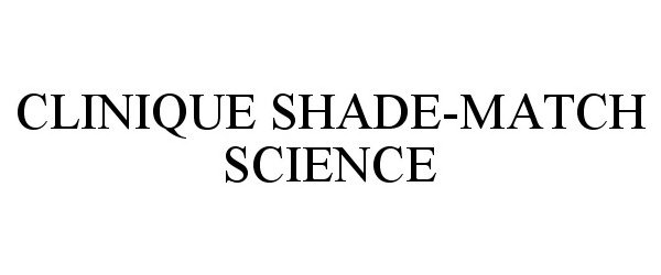  CLINIQUE SHADE-MATCH SCIENCE