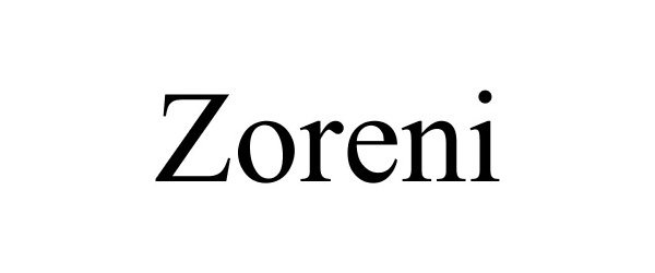 Trademark Logo ZORENI