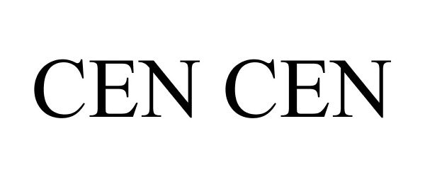 Trademark Logo CEN CEN
