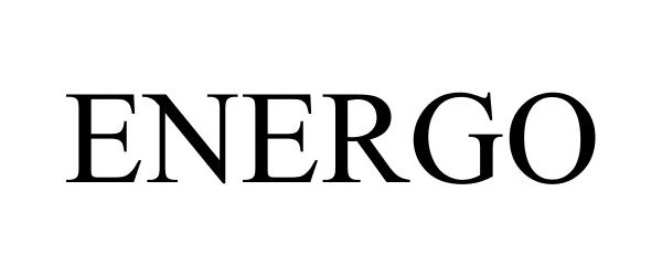 Trademark Logo ENERGO