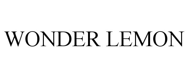 Trademark Logo WONDER LEMON