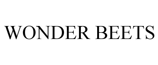 Trademark Logo WONDER BEETS