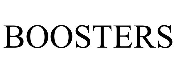 Trademark Logo BOOSTERS