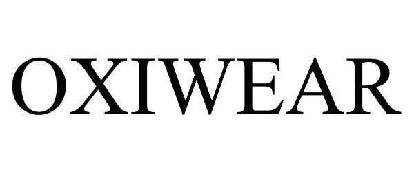 Trademark Logo OXIWEAR